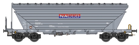 NPE Modellbau NW52225 - TT - Getreidesilowagen Nacco, Ep. VI - Wagen 1